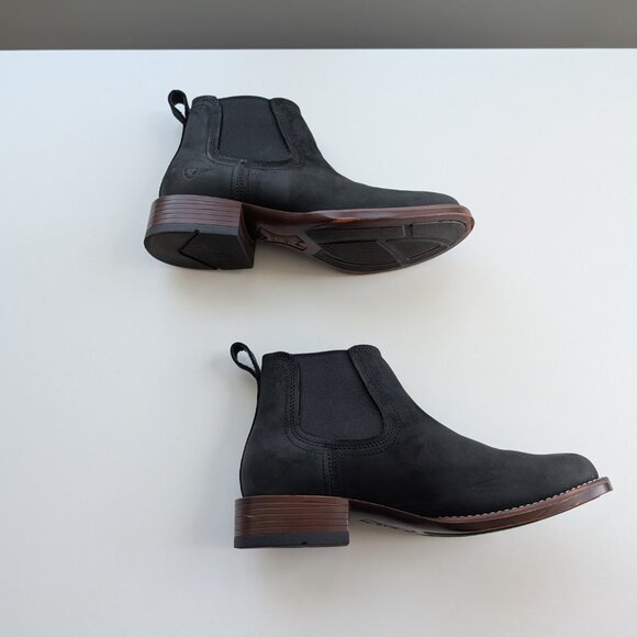 Ariat Men’s Booker Chelsea Round Toe Western Boot - Size 9 Wide (EE) - Den Black - Picture 5 of 7